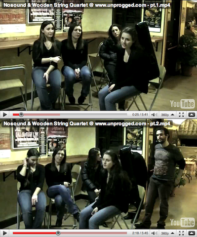 nosound + wooden quartet video interview